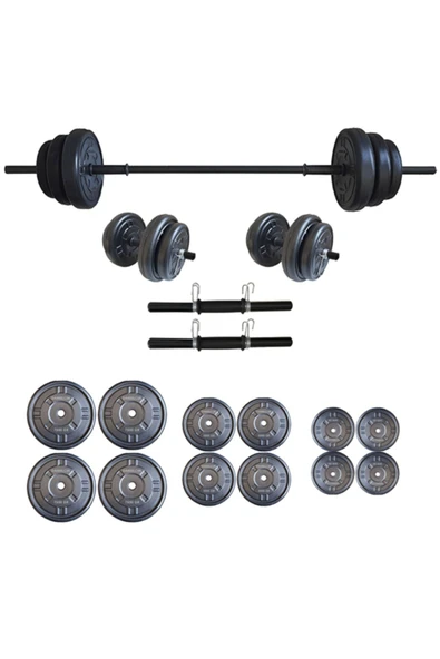 Dambılcım 65 Kg Halter Seti Dambıl Seti Ağırlık Ve Vücut Geliştirme Aleti 65 Kg Spor Dumbell Set