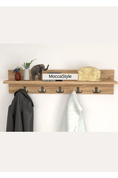 Mocca Style Portmanto Duvar Askılığı Elbise Askılığı 70 Cm