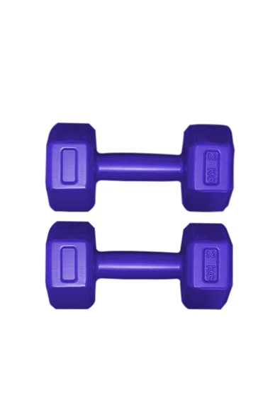 Dambılcım MAVİ 2 KG x 2 Adet Toplam 4 KG Dambıl Seti 4 KG Dumbell Set