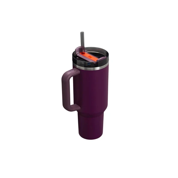 Stanley The Quencher Flowstate Tumbler Pipetli Termos Bardak1,18L Plum