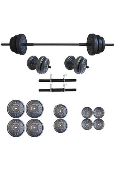 Mocca Style Moccadiamond 55 Kg Halter Seti Dambıl Seti 55 Kg Ağırlık Ve Vücut Geliştirme(50 Kg Plaka Ağırlığı)