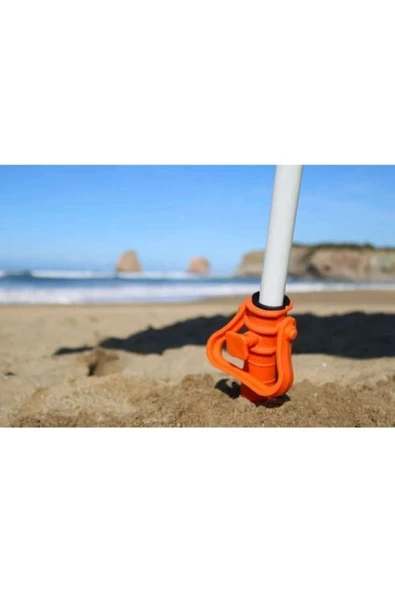 Mocca Style Bahçe Ve Plaj Şemsiyesi Kazığı, Kuma Toprağı Tutturma Ve Takma Aparatı 1 Adet - 4