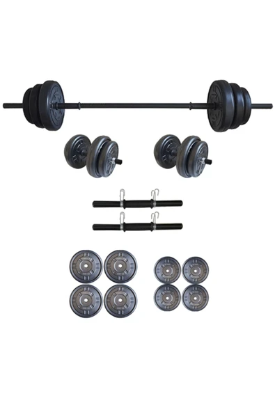 Dambılcım 35 Kg Halter Seti Dambıl Seti Ağırlık Ve Vücut Geliştirme Aleti 35 Kg Spor Dumbell Set