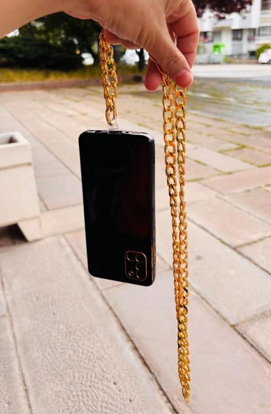 Angel Çanta Aksesuar Light Gold Renk Telefon Boyun Askısı, Telefon Zinciri, Telefon Askısı, Tüm Telefon Kılıfları İçin Uygundur