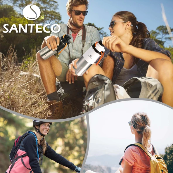 Santeco Ktwo Sporcu Termosu 500 Ml-Beyaz - 5