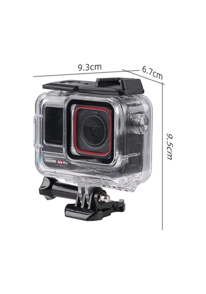 Cbtx Insta360 Ace Pro 60 M Sualtı Su Geçirmez Muhafaza Kılıfı İçin - 9