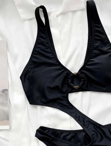 Halka aksesuarlı cut out mayo DB200781MA - 8