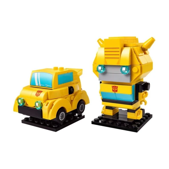LEGO 40804  Brickheadz Bumblebee Robot And Vehicle - Resim 3