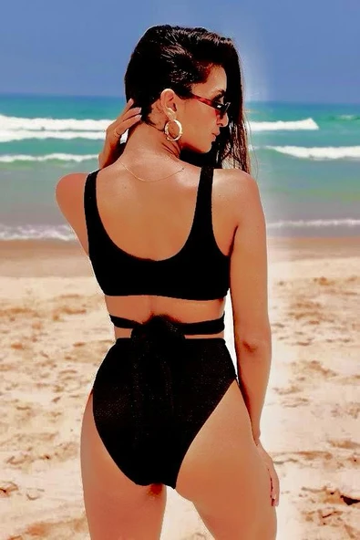 Cut Out Halkalı Mayokini mayo DB200725M - 12