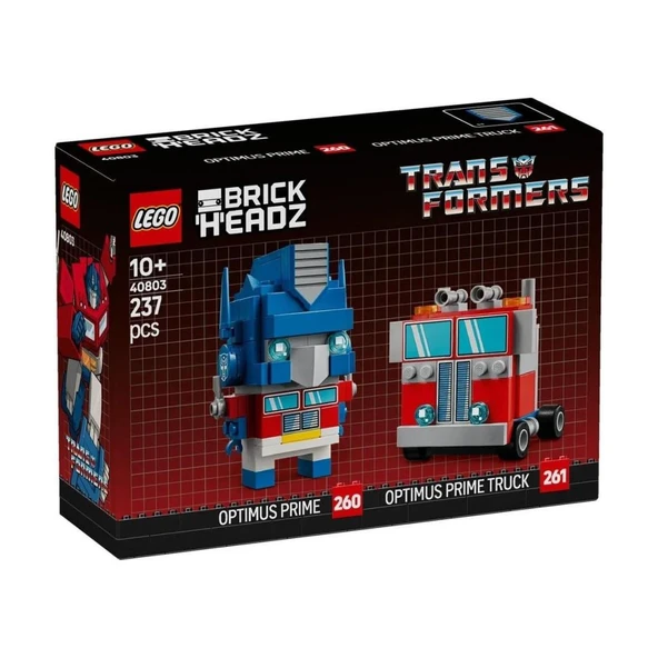 LEGO 40803 Brickheadz Optimus Prime Robot And Vehicle
