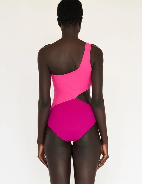 TEK OMUZLU ASİMETRİK MAYO DB20020M - 5