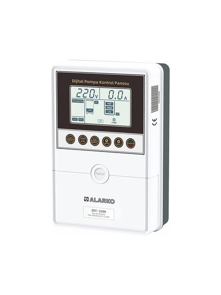 Alarko 0,5 - 3 Hp 220V Monofaze Dijital Akıllı Pompa Kontrol Panosu