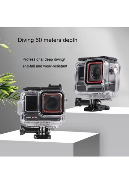 Cbtx Insta360 Ace Pro 60 M Sualtı Su Geçirmez Muhafaza Kılıfı İçin - 10