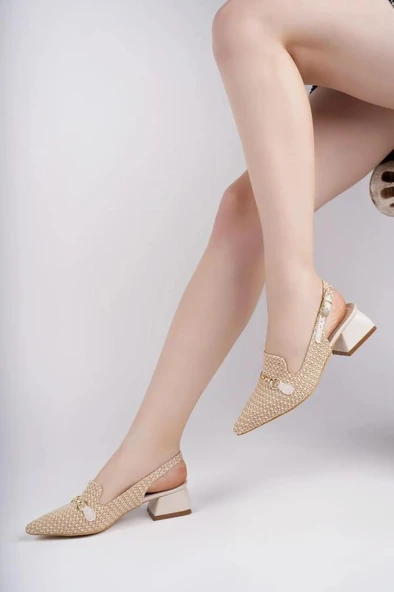 Papuçcity Sprs 03274 Kadın Klasik Topuklu Ayakkabı - 5