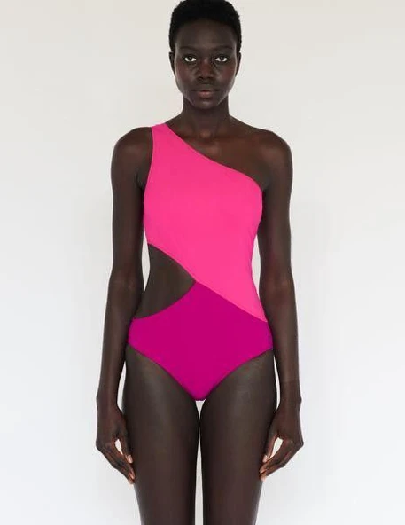 TEK OMUZLU ASİMETRİK MAYO DB20020M - 3