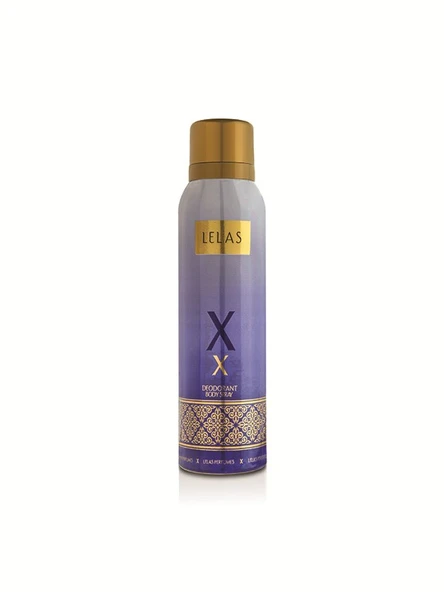 Lelas 1171 X Deodorant 150 ML – Uniseks Şipre Çiçeksi Koku Spreyi
