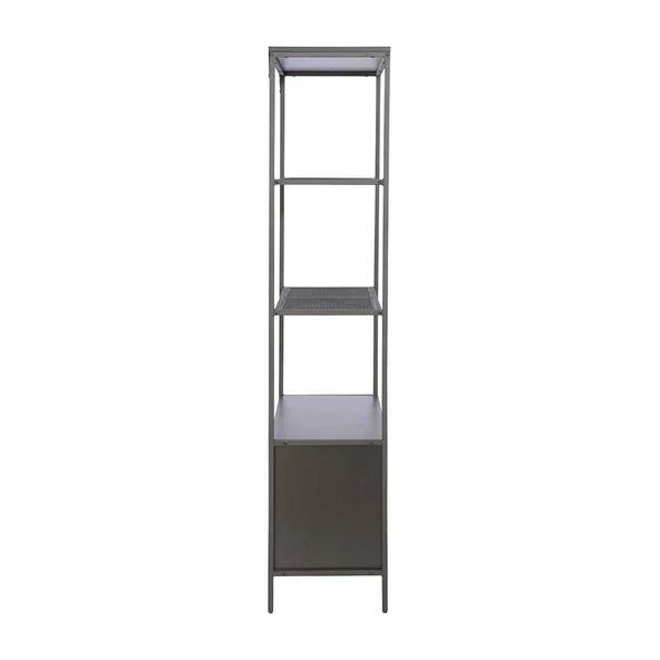 Adore Gaming Cage Metal Kitaplık - Siyah 80x177x36 cm - 3