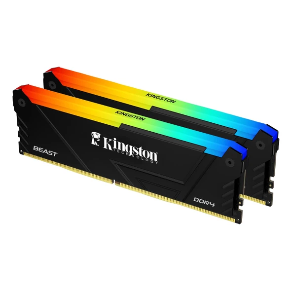 Kingston Beast RGB KF436C17BB2AK2/16TR 16GB (2x8GB) DDR4 3600MHz CL17 Masaüstü Bellek - 2