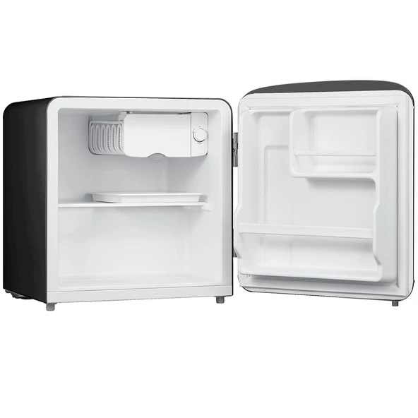 Dijitsu DB80RBL Retro 47 Litre Tek Kapılı Mini Buzdolabı - Siyah - 2