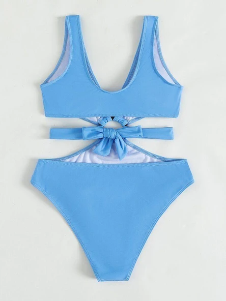 Cut Out Halkalı Mayokini mayo DB200725M - 5