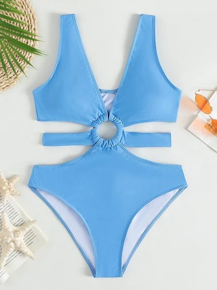 Cut Out Halkalı Mayokini mayo DB200725M - 4