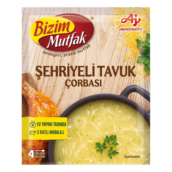 Bizim mutfak şehriyeli tavuk çorbası 51 gr 1 adet