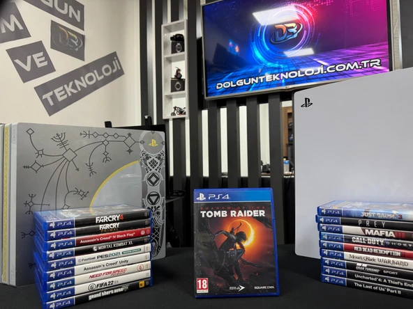 Tomb Raider Ps4 - Ps5 Oyun CD’si (İKİNCİ EL)