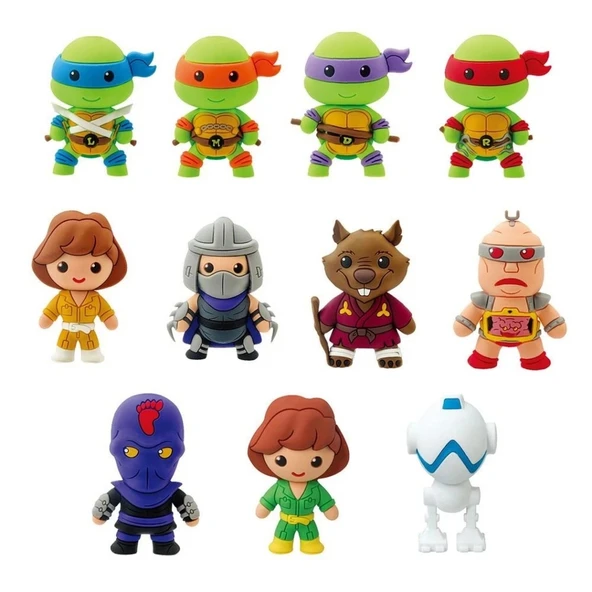 Nessiworld Monogram Ninja Turtles Klipsli Figür Seri 1 - Resim 2