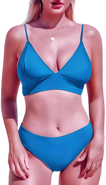 MAVİ KAPLI BİKİNİ TAKIM DB200051BT