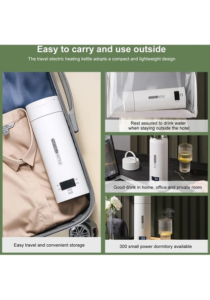 Cbtx 300w 500ml Elektrikli Isıtma Su Kupası Akıllı Kaynatma Su Isıtıcı Sıcaklık Kontrolü Ket İkindi, Özellik: Sus316 Ab Fiş - Resim 6