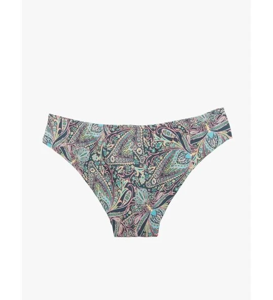 ŞAL DESENLİ RENKLİ ASTARLI BİKİNİ ALTI DB200507BA - 5