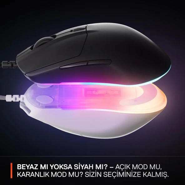 Steelseries Rival 3 Gen 2 RGB Kablolu Gaming Mouse Siyah - 11