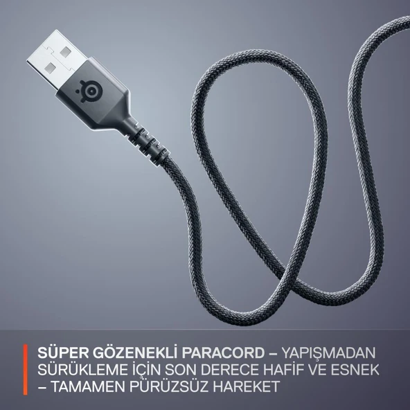 Steelseries Rival 3 Gen 2 RGB Kablolu Gaming Mouse Siyah - 9