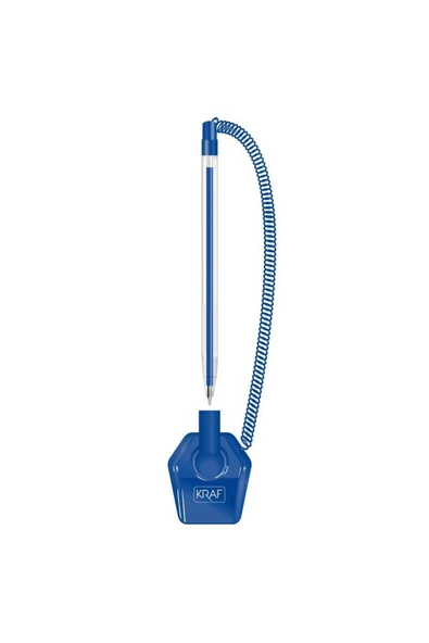 Kraf Spiralli Kalem 0.7 Mavi (304G)