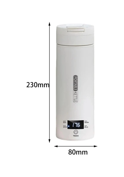 Cbtx 300w 500ml Elektrikli Isıtma Su Kupası Akıllı Kaynatma Su Isıtıcı Sıcaklık Kontrolü Ket İkindi, Özellik: Sus316 Ab Fiş - Resim 8