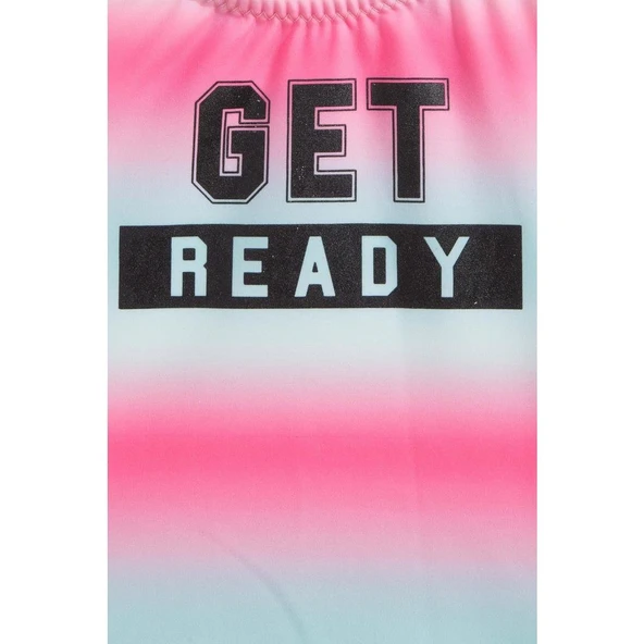 DEGRADE BASKILI KIZ ÇOCUK MAYO DB200574CM - 4