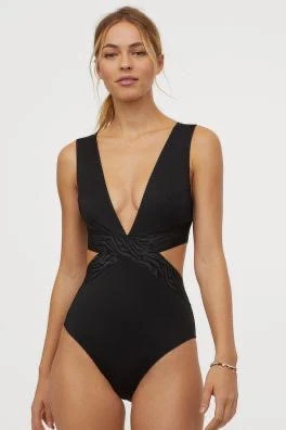 SİYAH GENİŞ ELASTİK ŞERİTLİ MAYO DB200511MA