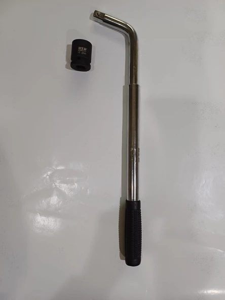 Bsr Teleskopik Bijon Anahtarı 22 MM Lokmalı, Boy 45 CM