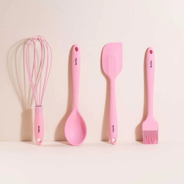 Tantitoni Silikon Açık Pembe 4 Lü Büyük Hazırlık Seti ürün görseli 1