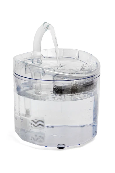 moniev Kedi Köpek Su Kabı Sessiz Şeffaf Otomatik Su Pınarı Su Çeşmesi - 4