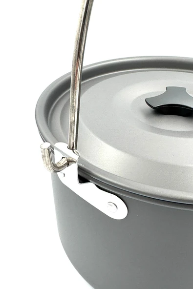 moniev Monicamp Kamp Tenceresi 4,2 Litre Su Isıtma ve Yemek Pişirme XXL Tencere - 6