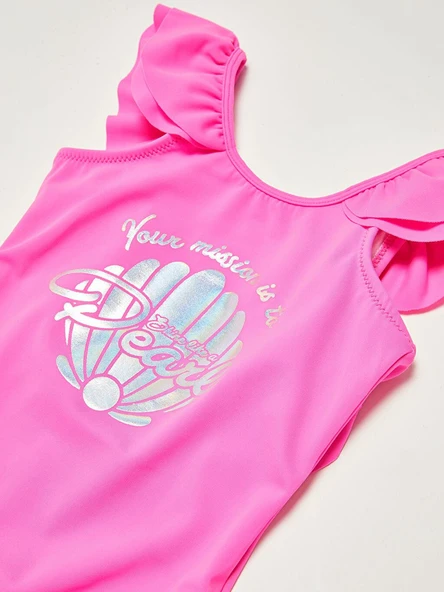 Varak baskılı kız çocuk mayo DB200722CM - 6