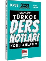 2023 KPSS Kısa ve Öz Türkçe Konu Anlatımlı Ders Notları Yargı Yayınları