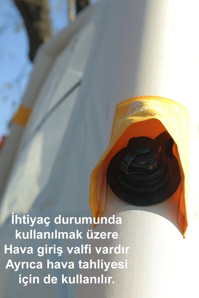 moniev Monicamp 4 Kişilik Otomatik Şişme Kamp Çadırı Dahili Pompalı Şarjlı Motorlu 220cm x 220cm x 175cm - 2