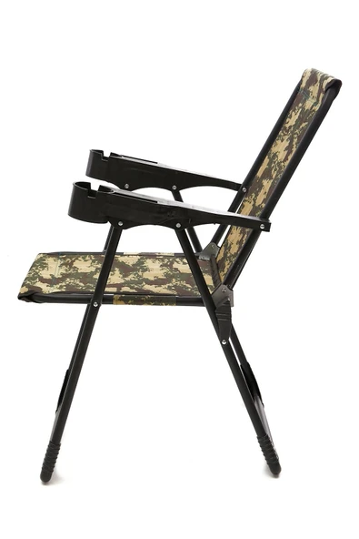 moniev Silva 3 Adet Kamp Sandalyesi Bardaklıklı Lüks Piknik Sandalye Kamuflaj + Katlanır Mdf Masa - Resim 3