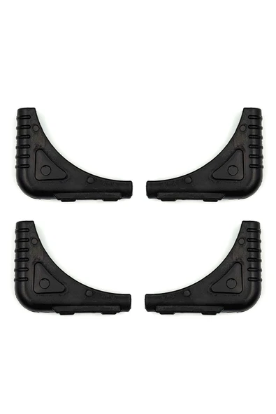 moniev 4 Adet Kamp Sandalyesi Ayak Plastiği Plastik Köşe Takozu Kamp Masası Köşe Koruyucu