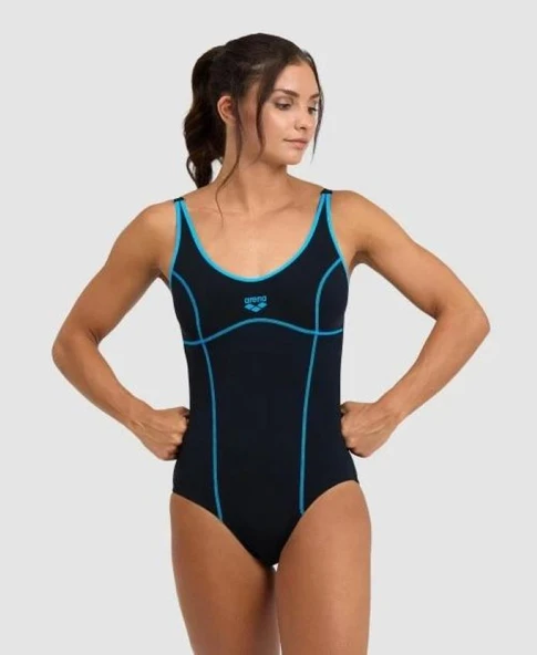 Arena Womens Arena Tania Clip Back Swimsuit One Piece Kadın Yüzücü Mayosu 005974580