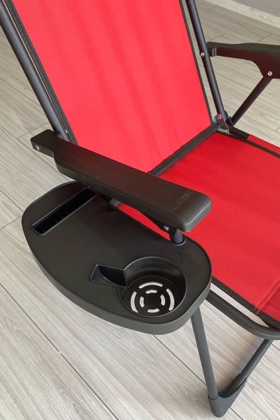 moniev Bardaklık Kamp Sandalyesi Bardaklığı Piknik Sandalye Yan Sehpası - Resim 3