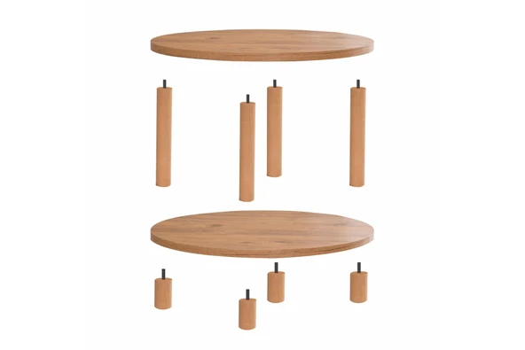 Esyala Lora Romy Sehpa Q70 CM - 3