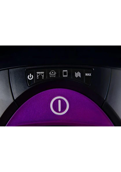 Arnica TESLA Premium Elektrikli Süpürge - Toz Torbasız Turbo Fırçalı Süpürge - Mor - 4